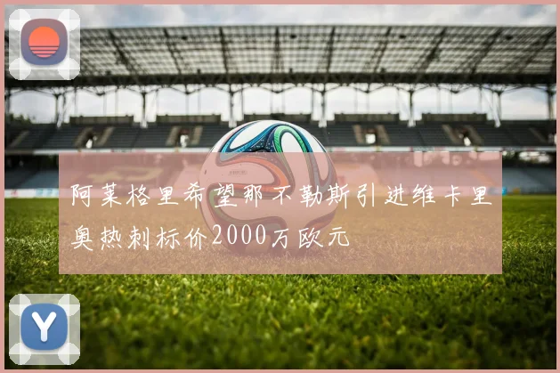 阿莱格里希望那不勒斯引进维卡里奥热刺标价2000万欧元