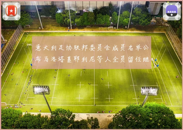 意大利足协联邦委员会成员名单公布马洛塔基耶利尼等人全员留任继续服务